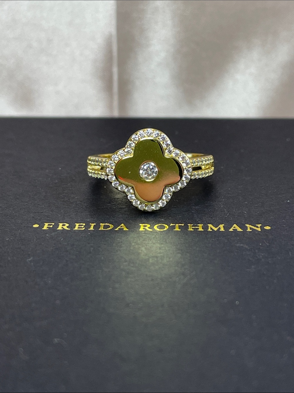 Freida Rothman VAULT Sterling Silver Stacker Ring Size 9 - NWT $99 MSRP